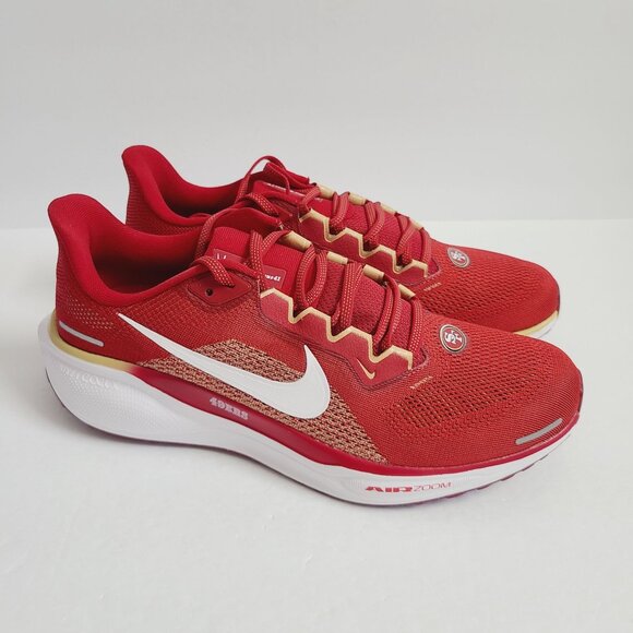 NEW Nike Air Zoom Pegasus 41 San Francisco 49ers Shoes FZ5070-600 Size 11 Gym main image 5